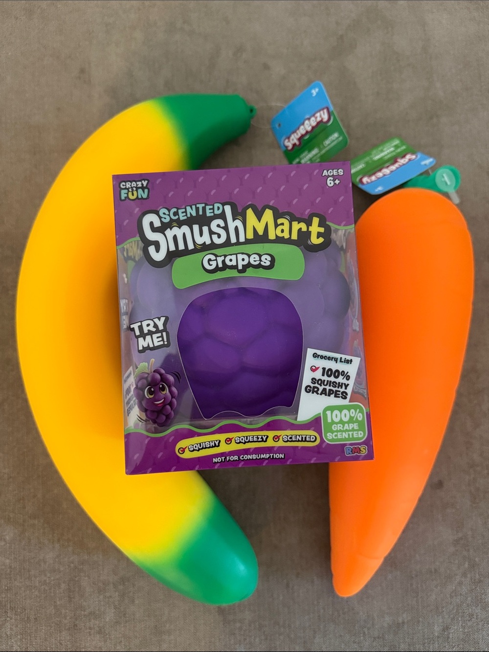 SmushMart Scented Grapes & Sunny Days Banana & Carrot